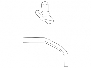 Front hood seal Mazda CX-30 20- on the hood OEM