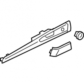 Door handle inner rear right Ford Fusion mk5 13-16 cracks on the trim