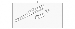Door handle inner rear right Ford Fusion mk5 13-16 cracks on the trim