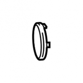 Ford C-max MK2 13-18 usa front bumper tow hook plug