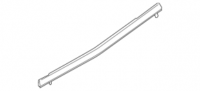 Molding door-glass central rear left Mazda CX-7 06-09