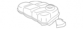 Expansion tank cooling Lincoln MKC 17- 2.0 without cap