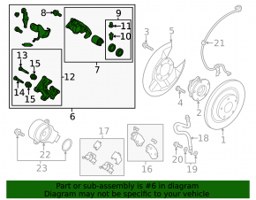 Rear right support Mazda CX-5 13-15 FWD