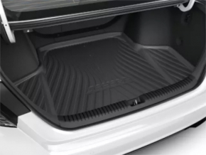 Black rubber trunk mat for Honda Accord 23-26