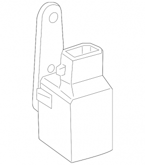 Mercedes W211 RWD rear tilt sensor
