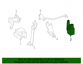 Mercedes W211 RWD rear tilt sensor