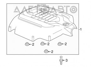 Acura MDX Engine Cover 14-20