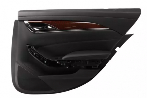 Door trim card rear right Cadillac CTS 14- leather black