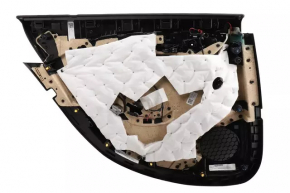 Door trim card rear right Cadillac CTS 14- leather black