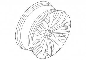 Center cap for disk Volvo V90 17-22 usa silver