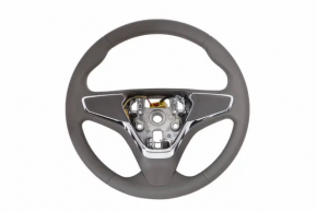 Naked steering wheel Chevrolet Cruze 16-19 rubber black, without buttons, for cleaning,
