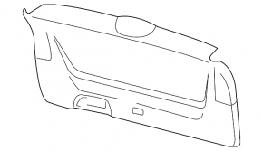 Lower Trunk Door Trim VW Atlas 18-25