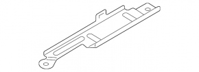Battery bracket in the trunk of the Audi A6 C8 19-