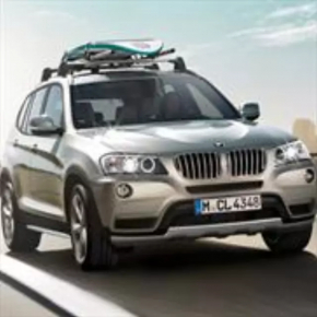 Roof rail right BMW X3 F25 11-17 chrome
