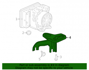 ABS unit bracket HONDA CIVIC 16-21