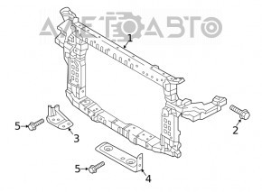 TV panel radiator Kia Sorento 16-20 TYG