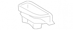 Left trunk box for Toyota Solara 2004-2008