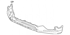 Honda Pilot 19-22 front bumper lip