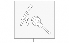 Front left lock cylinder Hyundai Kona 18-23