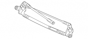 Windscreen wiper linkage with motor for Kia Optima 16-20