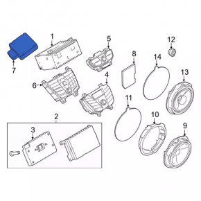 COMMUNICATION CONTROL MODULE Lincoln MKZ 13-14