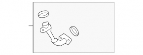 Lincoln MKC 15- 2.0T Turbo Oil Feed Pipe Type 2