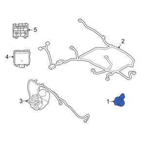 Ford Escape MK4 2020-2024 Front Bumper Parking Sensor