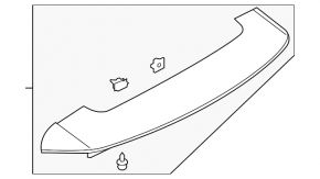 Ford Escape MK4 20-23 Tailgate Spoiler