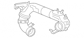 Air Duct Ford Escape MK4 20-22 1.5T Plastic