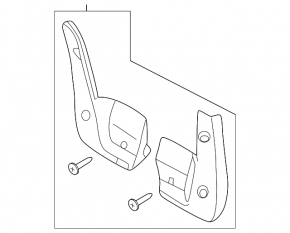 Mudguard front right Honda Clarity 18-21 usa