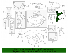 Fuel filler neck Honda Clarity 18-21 usa