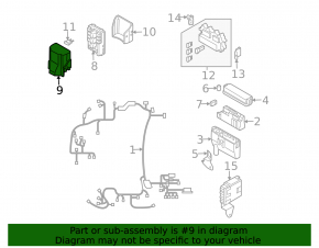 Infiniti FX35/45 03-08 Underhood Fuse Box Cover