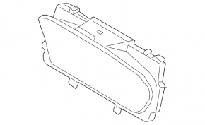 Instrument cluster Volvo XC90 16-22 large display