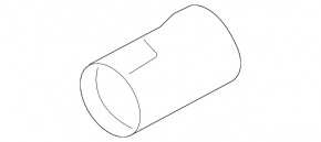 Right muffler tip for Subaru Impreza WRX GH 2008-2011 2.5T chrome