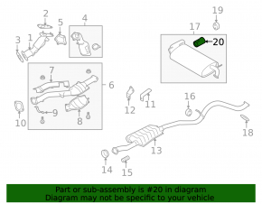Right muffler tip for Subaru Impreza WRX GH 2008-2011 2.5T chrome