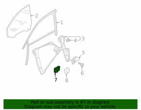 Front left door computer Audi A6 C8 19-