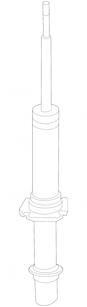 Front right shock absorber Honda Crosstour 10-15 Fwd, 2.4L