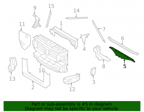 Upper TV bar for BMW 7 F01 11-15