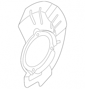 Brake Disc Cover Front Right Kia Niro 23- HEV, PHEV