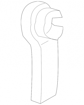 VW Passat b8 16-19 USA hood release handle, gray