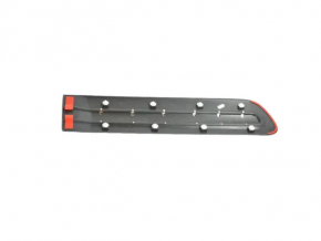 Door trim lower rear left Fiat 500L 14-17 with chrome, in body color