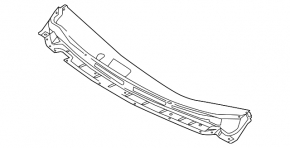 Windscreen wiper grille plastic Nissan Versa Note 13-19