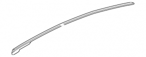 Roof trim right Infiniti QX30 17- under panorama, dent