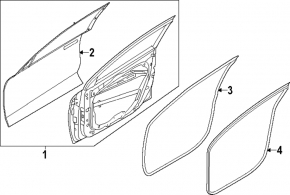 Hyundai Ioniq 6 23-25 front right door