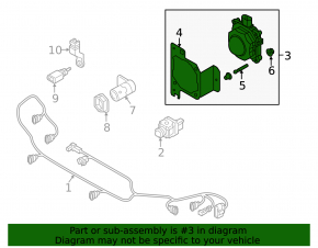 Right cruise radar for Audi Q5 80A 18-20 with bracket