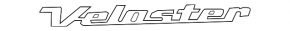 Emblem inscription Veloster Hyundai Veloster 12-17
