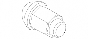 Wheel nut d19 M12x1.5 Ford Explorer 11-19 type 3