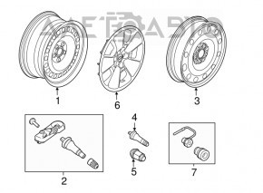 Wheel nut d19 M12x1.5 Ford Explorer 11-19 type 3