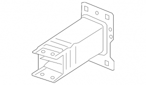 Front bumper reinforcement fang left Audi A5 F5 17-