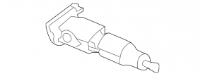 Front left lock cylinder Porsche Cayenne 958 11-17